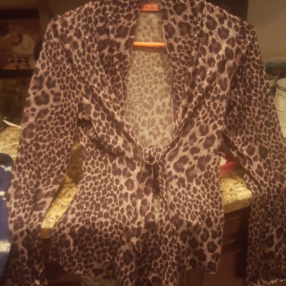 Cardigan blazer